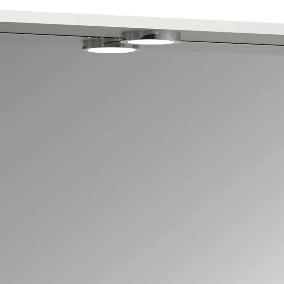 Weißes Badezimmer Möbelkombi - Nancyssa (dreiteilig)