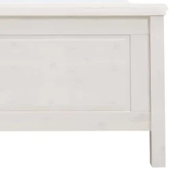 Weißes Bett als Einzelbett oder Doppelbett - Satumare