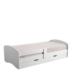 Weißes Bettgestell mit Bettschublade - Variona