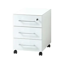 Weißes Büromöbel Set mit Schreibtisch - Fidania (zweiteilig)