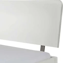 Weißes Designbett in 140x200 cm - Shuffle