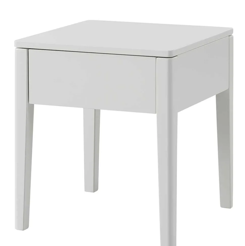 Weißes Designbett in 140x200 cm - Shuffle