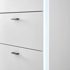 Weißes Highboard mit LED Beleuchtung - Tirol
