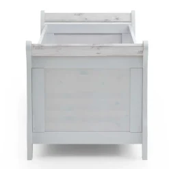 Weißes Holz Babybett inklusive Umbauseiten - Satumare