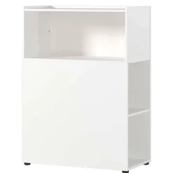 Weißes Homeoffice Möbel Set modern - Sparkle (zweiteilig)