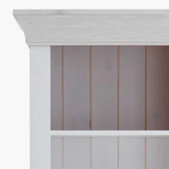 Weißes Kinder Standregal mit 2 Schubladen - Satumare