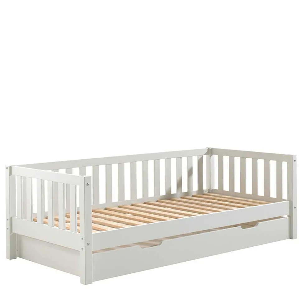 Weißes Kojenbett 90x200 cm aus Kiefer - Molo