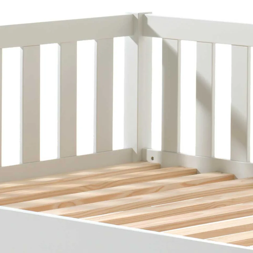 Weißes Kojenbett 90x200 cm aus Kiefer - Molo