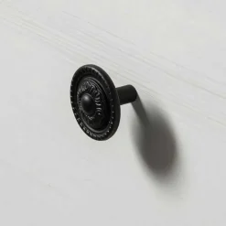 Weißes Landhausregal mit Flaschenfach - Chelles