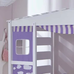 Weißes Spielbett Etuadora für Mädchen