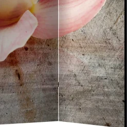 Wellness Motiv Paravent Orchidee & Kerze - London