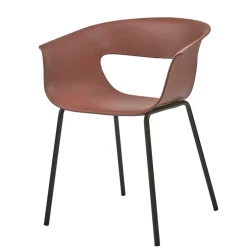 Wetterfeste Armlehnenstühle in Altrosa - Zandravo (2er Set)