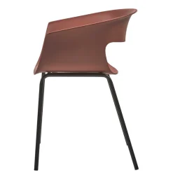 Wetterfeste Armlehnenstühle in Altrosa - Zandravo (2er Set)