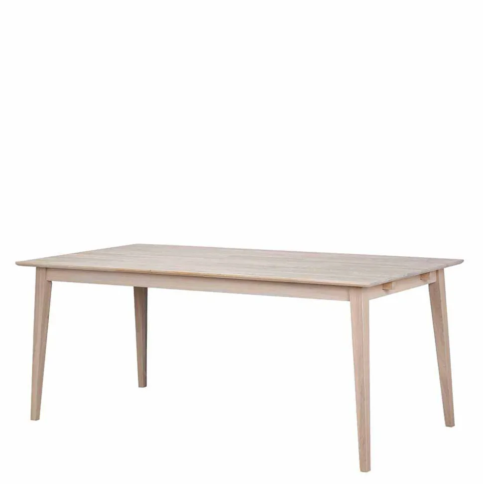 White Wash Eiche Essgruppe Retro - Pessoa (siebenteilig)