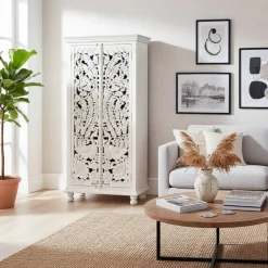 White Wash Schrank - dekoratives Design - Snake