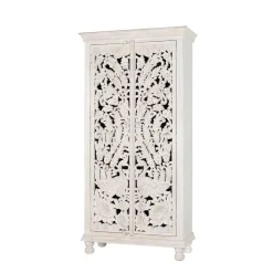 White Wash Schrank - dekoratives Design - Snake