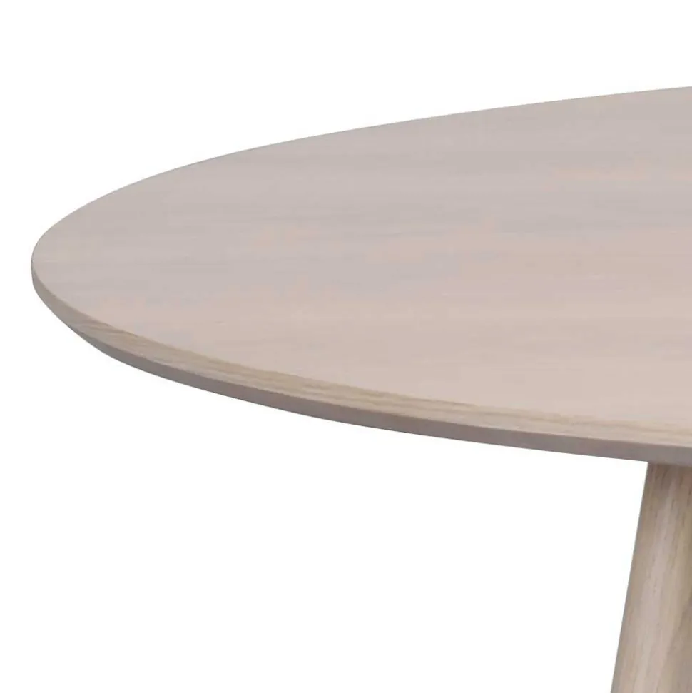 White Wash Tischgruppe in Rund - Navassa III (fünfteilig)