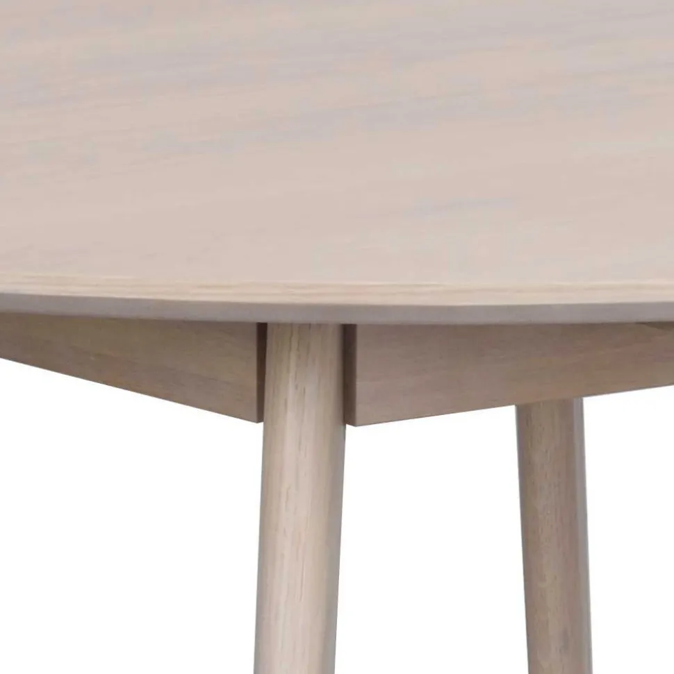 White Wash Tischgruppe in Rund - Navassa III (fünfteilig)