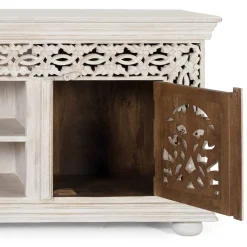 White Wash TV Lowboard - dekoratives Design - Snake