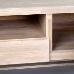 White Wash TV Lowboard aus Eiche - Dioca