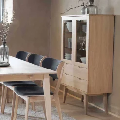 White Wash Vitrine im Skandi Design - Pessoa