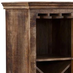 White Wash Weinregal im Vintage Look - Paola