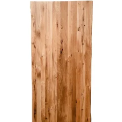 Wildeiche Baumkantentisch mit X Füßen - Vlacondra