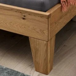 Wildeiche Bettgestell geölt - Yunves