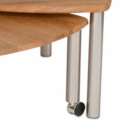 Wildeiche Couchtisch ausdrehbar - Delphima