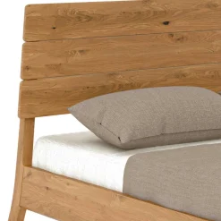 Wildeiche Designerbett 140x200 cm - Donlazi