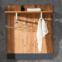 Wildeiche Flurmöbel Set - Mandrey (vierteilig)