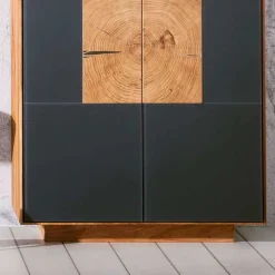 Wildeiche Flurmöbel Set - Mandrey (vierteilig)