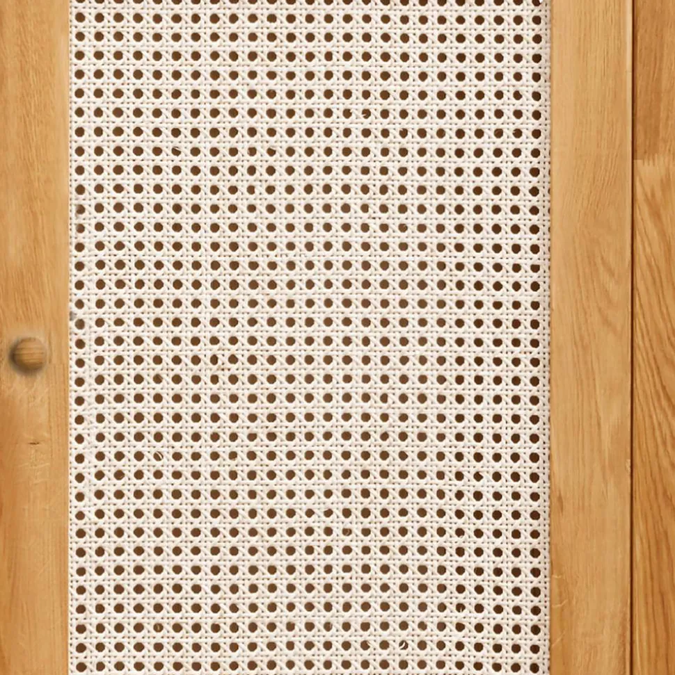 Wildeiche Kleiderschrank mit Wiener Geflecht - Ambrosso