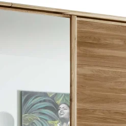 Wildeiche Kleiderschrank mit 3 Schwebetüren - Divnoi