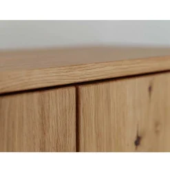 Wildeiche Kombi-Kleiderschrank massiv - Fabijola