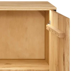 Wildeiche Kombi-Kommode mit LED Beleuchtung - Viligrana