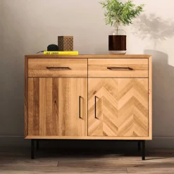 Wildeiche Kommode im modernen Skandi Stil - Kerfa I