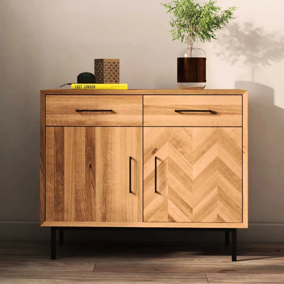 Wildeiche Kommode im modernen Skandi Stil - Kerfa I