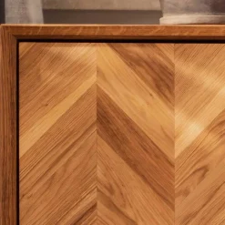 Wildeiche Lowboard modern-elegant - Kerfa