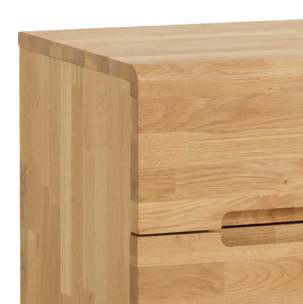 Wildeiche Nachtkommode Rosario honigfarben geölt