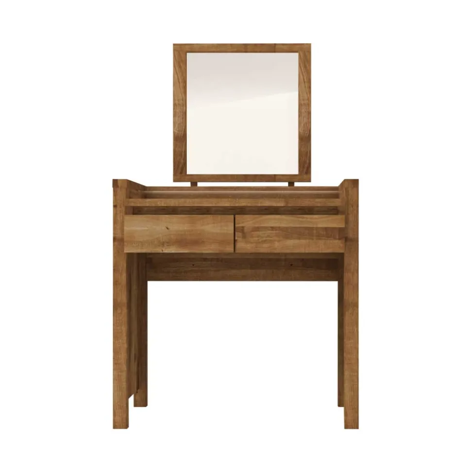 Wildeiche Schminktisch Nadalia massiv geölt