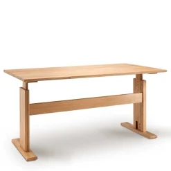 Wildeiche Schreibtisch höhenverstellbar - Melanie