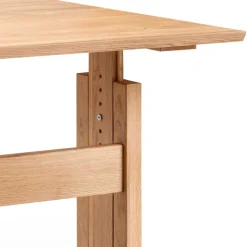 Wildeiche Schreibtisch höhenverstellbar - Melanie