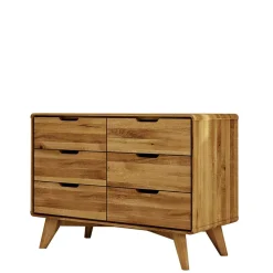 Wildeiche Schubladenkommode geölt - Eavy