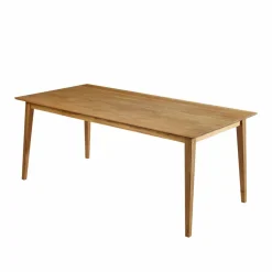 Wildeiche Sitzgruppe Likes mit sechs Stühlen (siebenteilig)