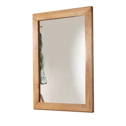 Wildeiche Standgarderobe & Spiegel - Uvinessa (dreiteilig)