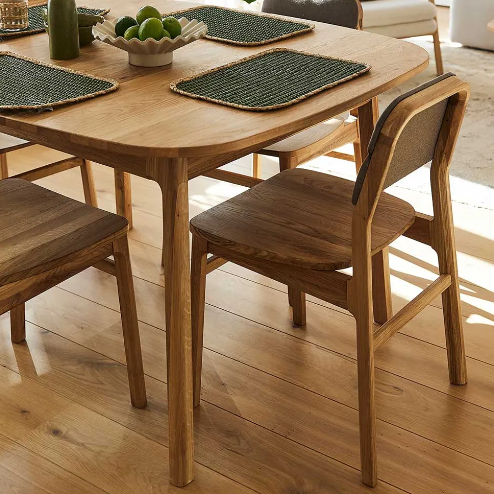 Wildeiche Tisch - 90 cm tief - Laida