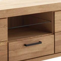 Wildeiche TV Lowboard teilmassiv - Sophia