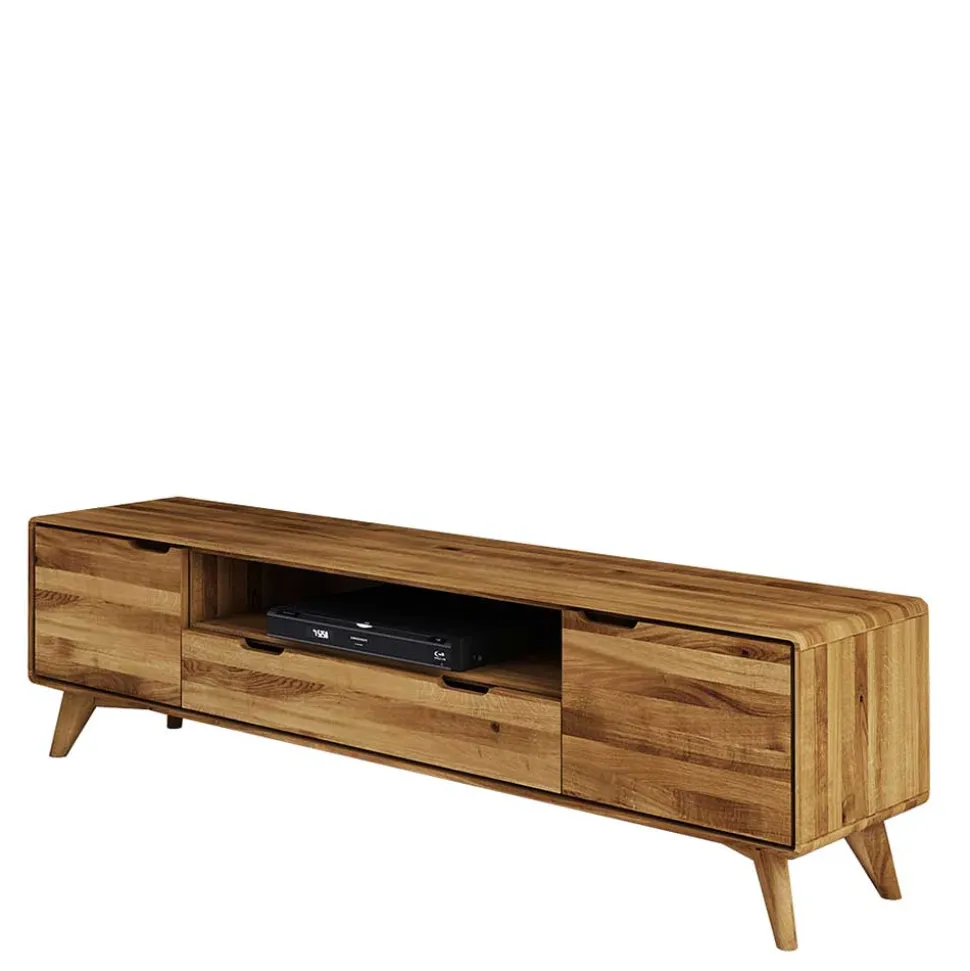 Wildeiche TV Unterschrank mit Schublade - Eavy II