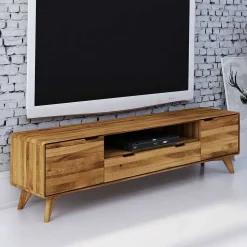 Wildeiche TV Unterschrank mit Schublade - Eavy II